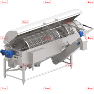 batch type bubble washer machine 3 drum washer machine for root vegetables