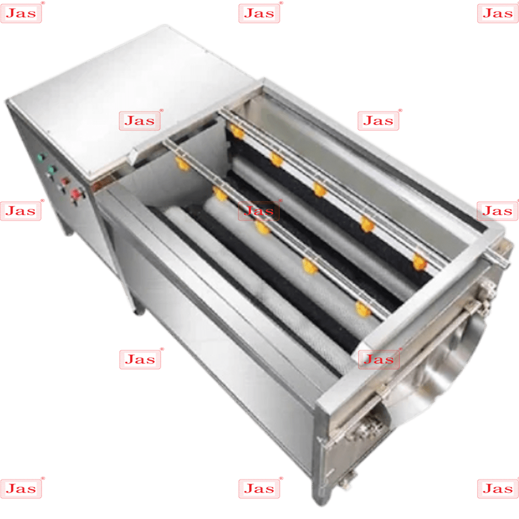 soft brush cleaning machine batch type