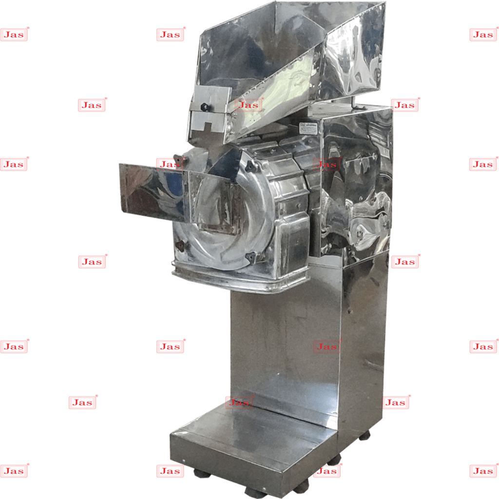 Pulverizer machine 3 Heavy-duty three phase pulverizer machine with twin hopper for bulk feeding, 10 to 20 HP capacity.